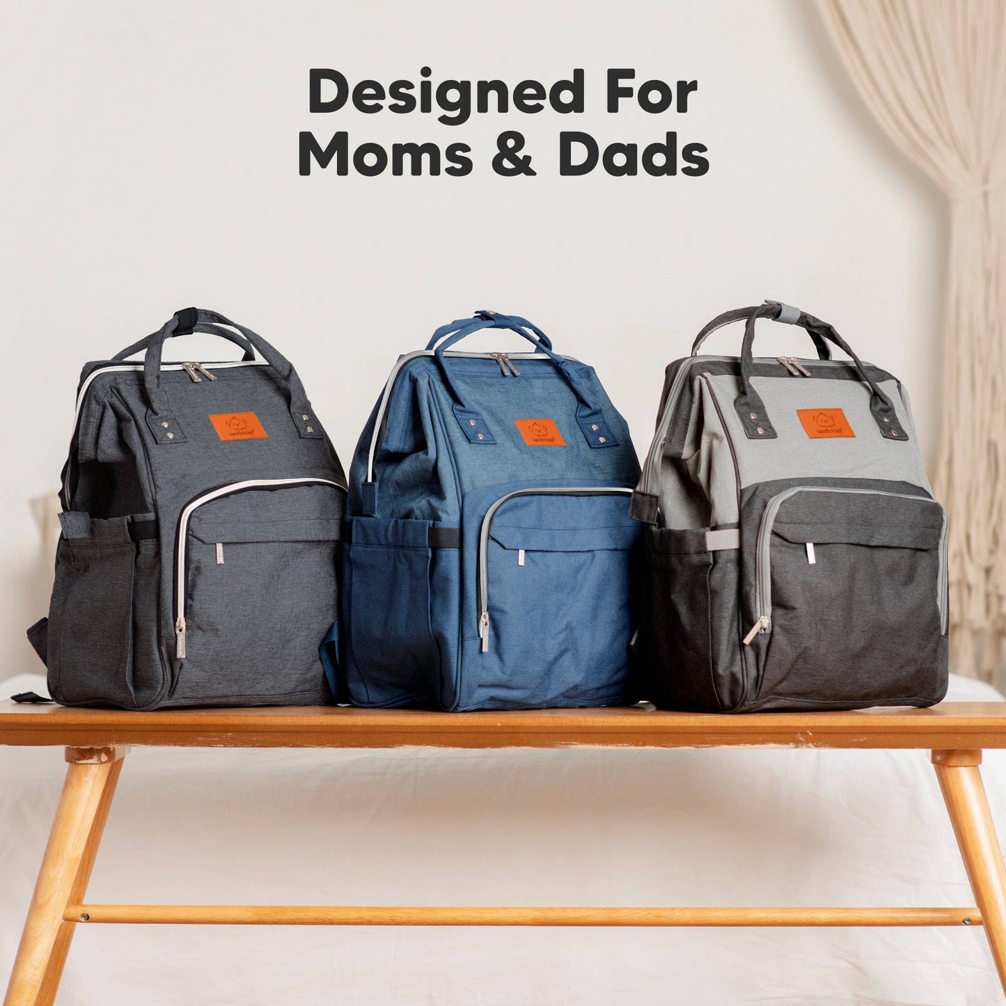 Original Diaper Bag Backpack, Baby Bags with Changing Pad