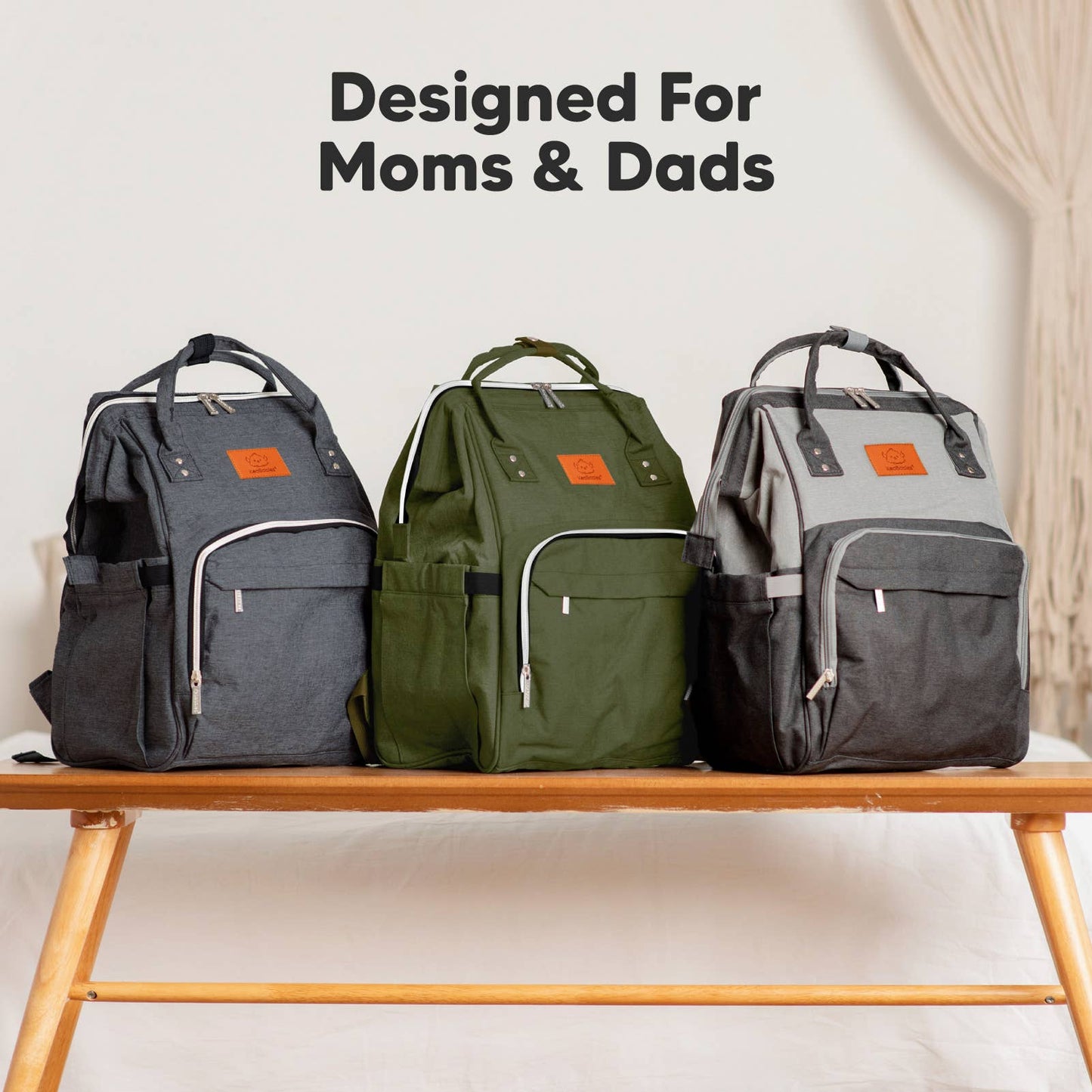 Original Diaper Bag Backpack, Baby Bags with Changing Pad