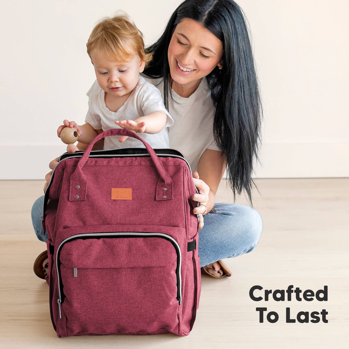 Original Diaper Bag Backpack, Baby Bags with Changing Pad