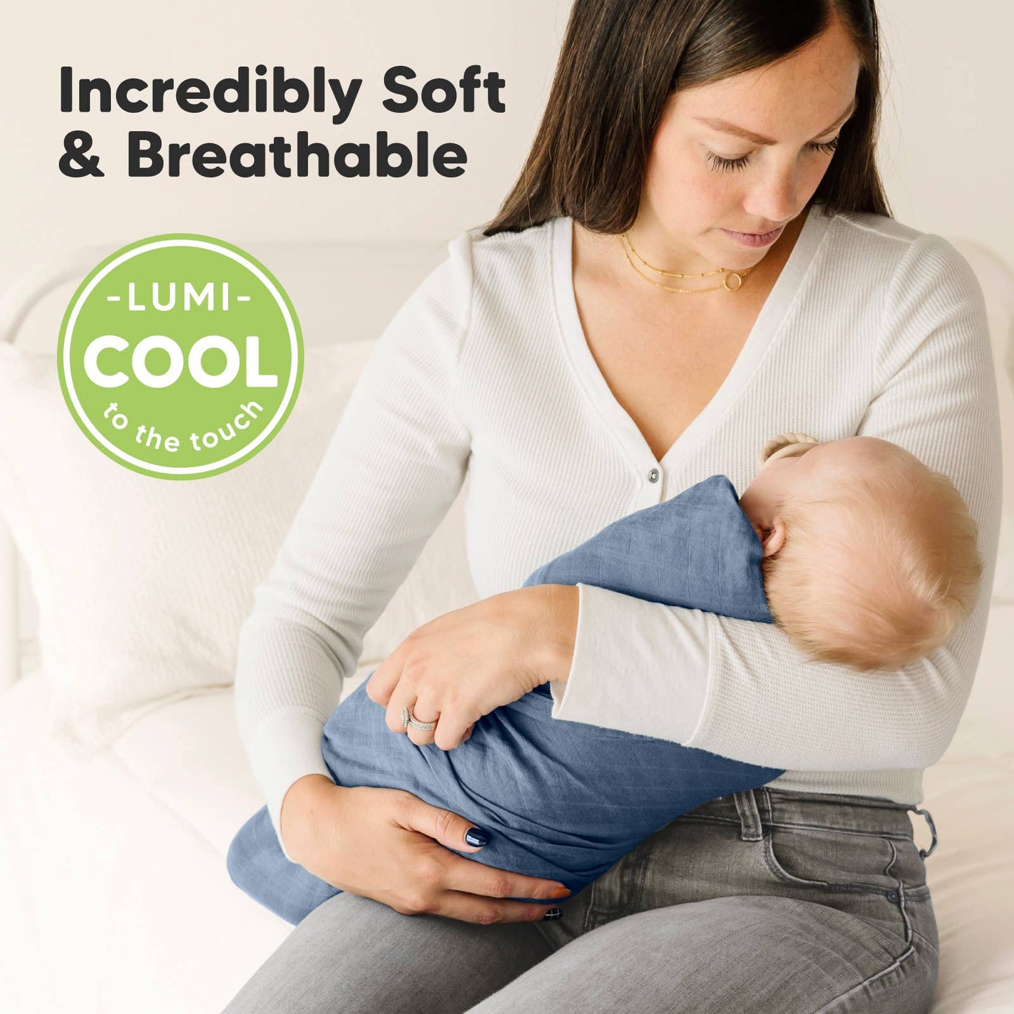 KeaBabies Lumi Muslin Swaddle Blankets
