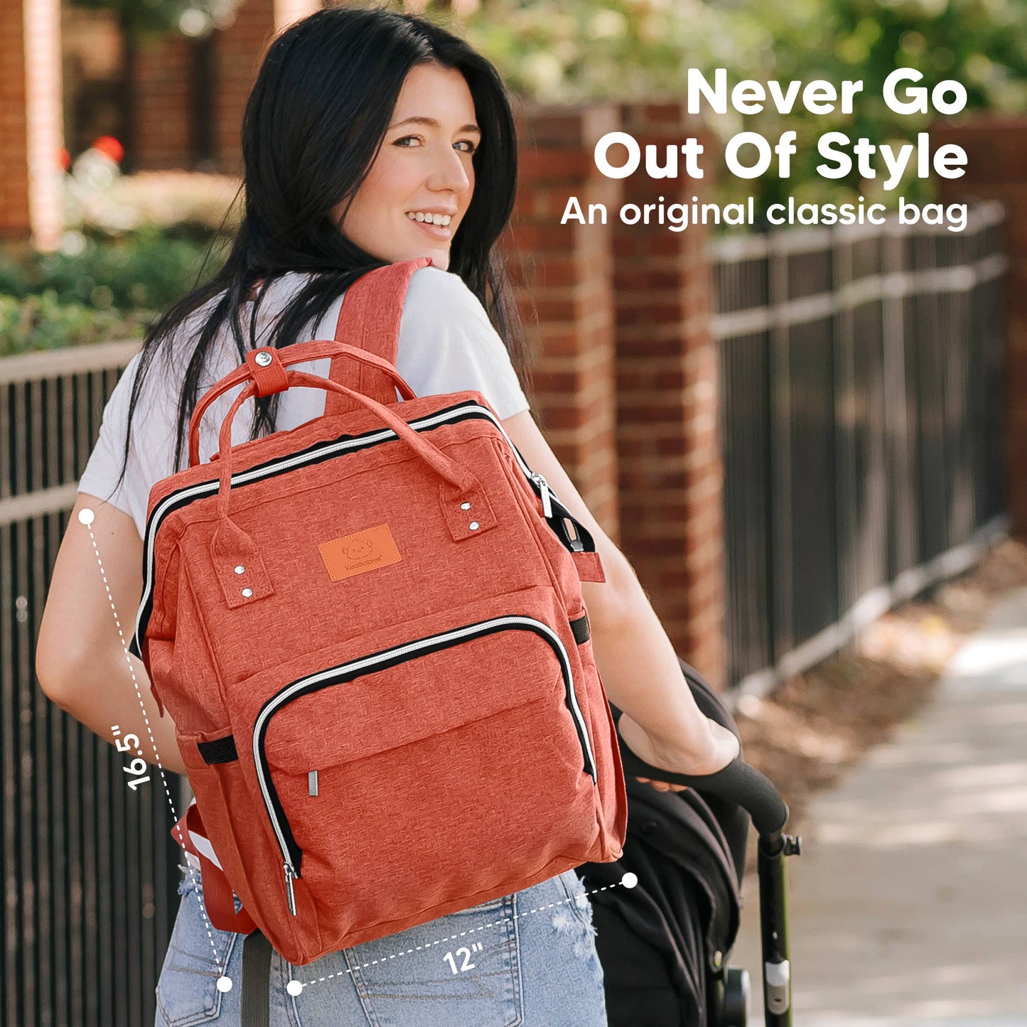 Original Diaper Bag Backpack, Baby Bags with Changing Pad